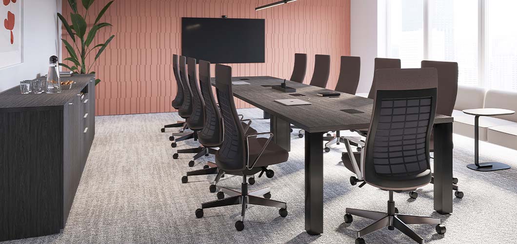 Reff Profiles Wood and Laminate Meeting and Conference Tables by Knoll