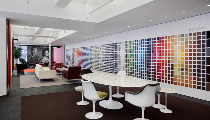 Knoll has showrooms and dealers across the country and around the globe