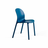 Olivares Aluminum Chair for Knoll in blue