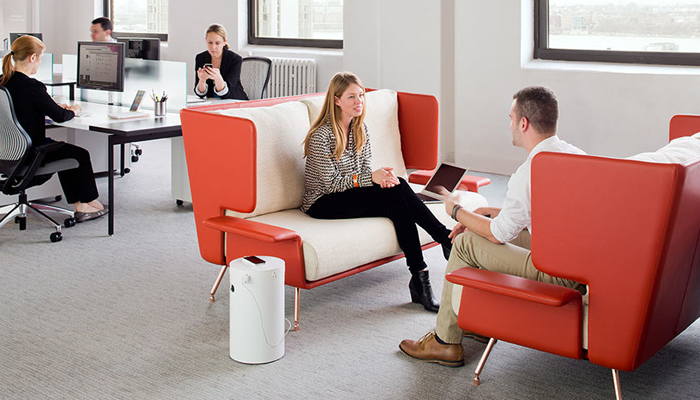 AA Contract Sofa and Antenna® Workspaces