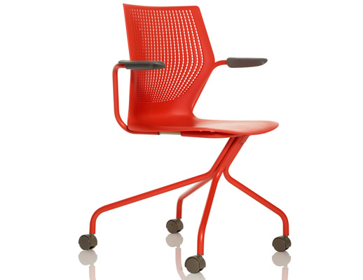 CHAIR by KNOLL GENERATION in RED COLOR 