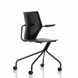 MultiGeneration by Knoll black Stacking Chair