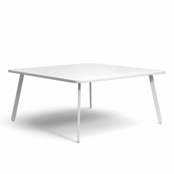 Table extensible 'Easy' bois en 90% mdf 10% metal - L'Incroyable