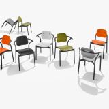 Iquo Collection Armless Chair Iquo Collection Armchair