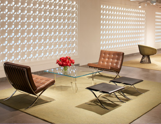 Barcelona Chair, Barcelona Table, Barcelona Ottoman