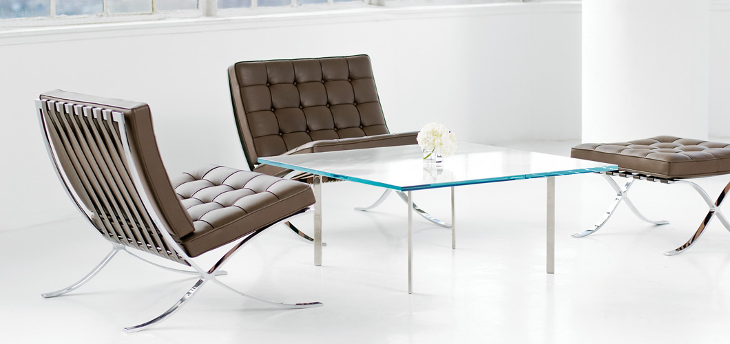 Knoll Mlies Barcelona Chair by Ludwig Mlies van der Rohe 