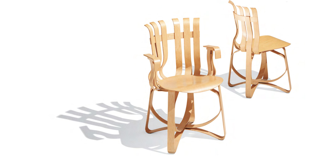 Cross Check armchair, Frank Gehry; Manufacturer: Knoll, New York, New York