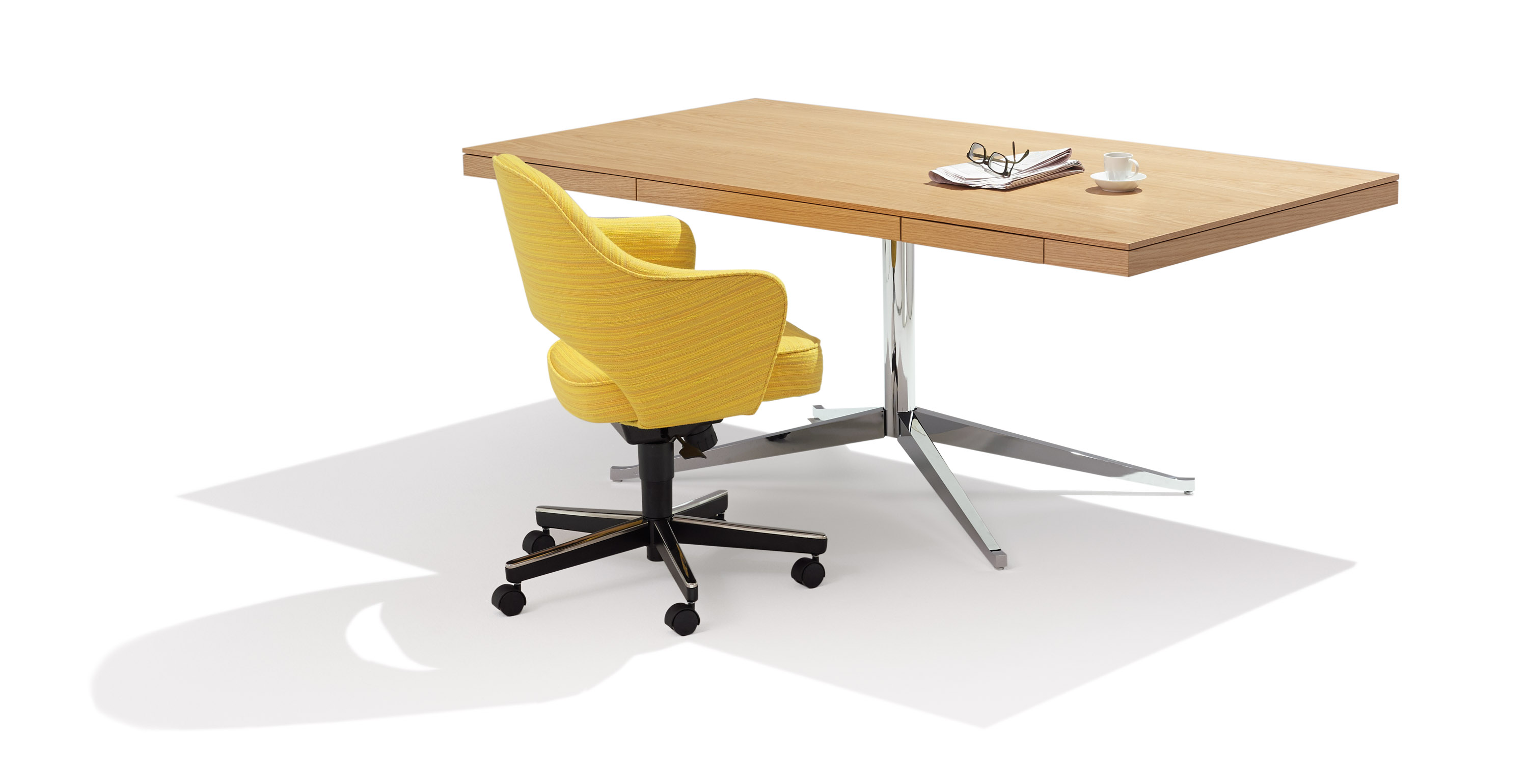 Florence Knoll™ Executive Desk Original Design Knoll