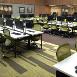 University of Portland Clark Library Antenna Workspaces Generation Chairs Antenna Big Table Sapper50 Monitor Arm