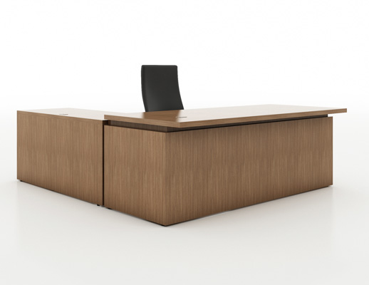 Reff Profiles Private Office height adjustable Desk Return
