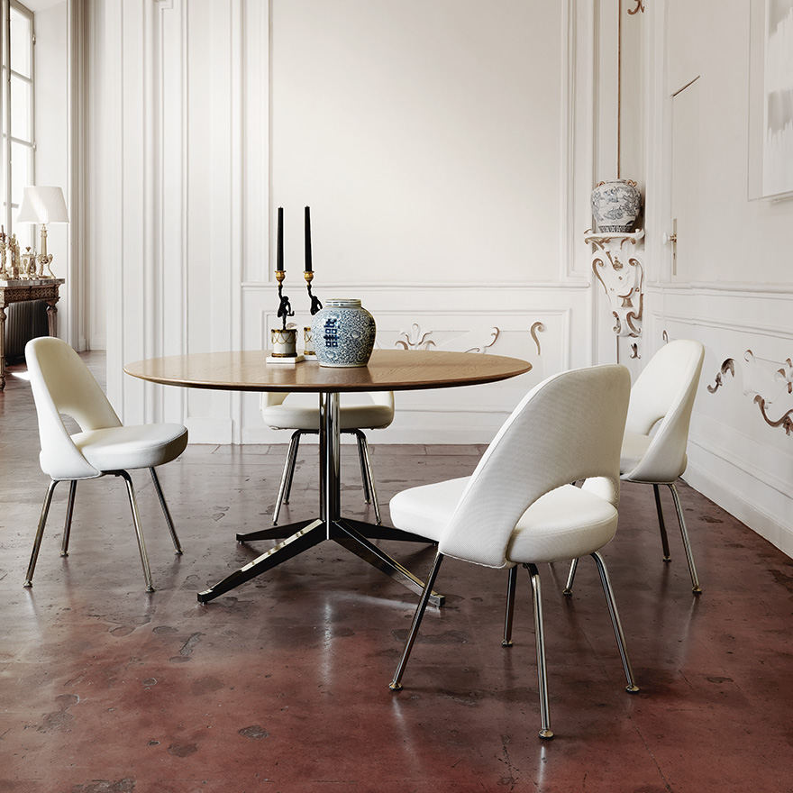 Round cheap table workstation