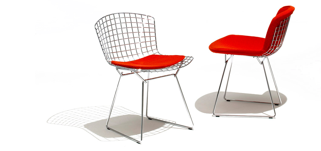 Knoll International Bertoia Stuhl Outdoor mit Sitzkissen - Selig