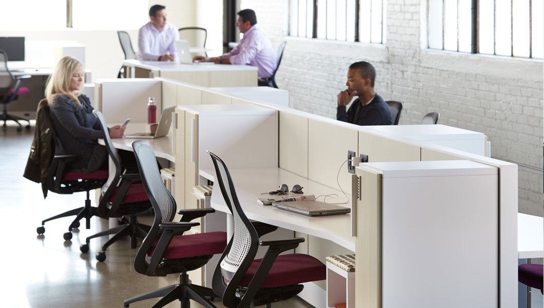 Knoll Open Plan Workstation Furniture with Dividends Horizon