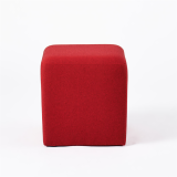 Knoll red k lounge stool