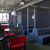 Design Days 2021 knoll design days breakout booths café seating risom barstool muuto rockwell unscripted occassional tables creative wall k. lounge high back bench antenna y base table