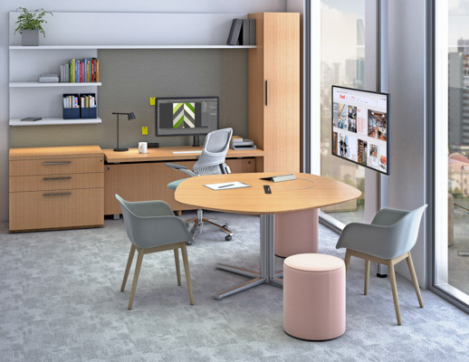 Private Office Reff Profiles Islands Collection by Knoll Generation by Knoll Antenna Workspaces Interpole Muuto Fiber Chair Rockwell Unscripted Upholstered Cylinder Muuto Tip Table Lamp