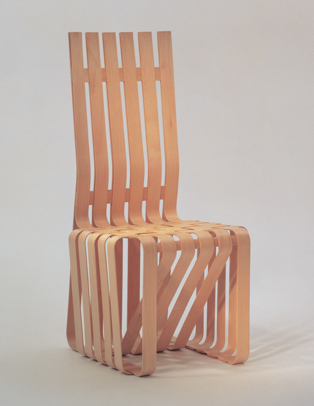 Knoll bentwood Frank Gehry High Sticking Chair