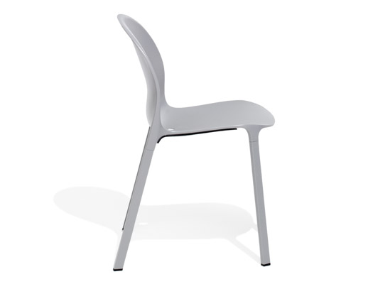 Grey Olivares Aluminum Chair side view