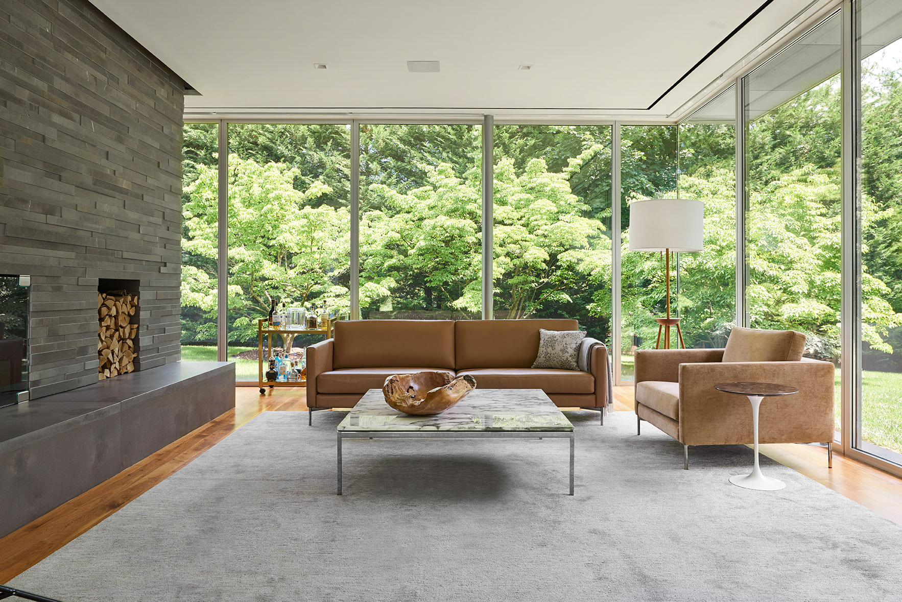 Divina Sofa and Ottoman Knoll