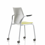 MultiGeneration by Knoll white Stacking Chair