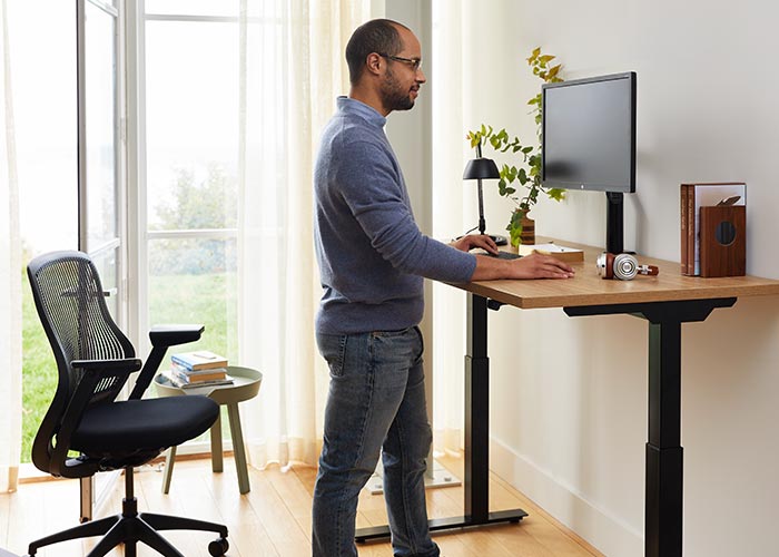 Home Office Desk, Standing Desk With Storage, Work From Home Desks