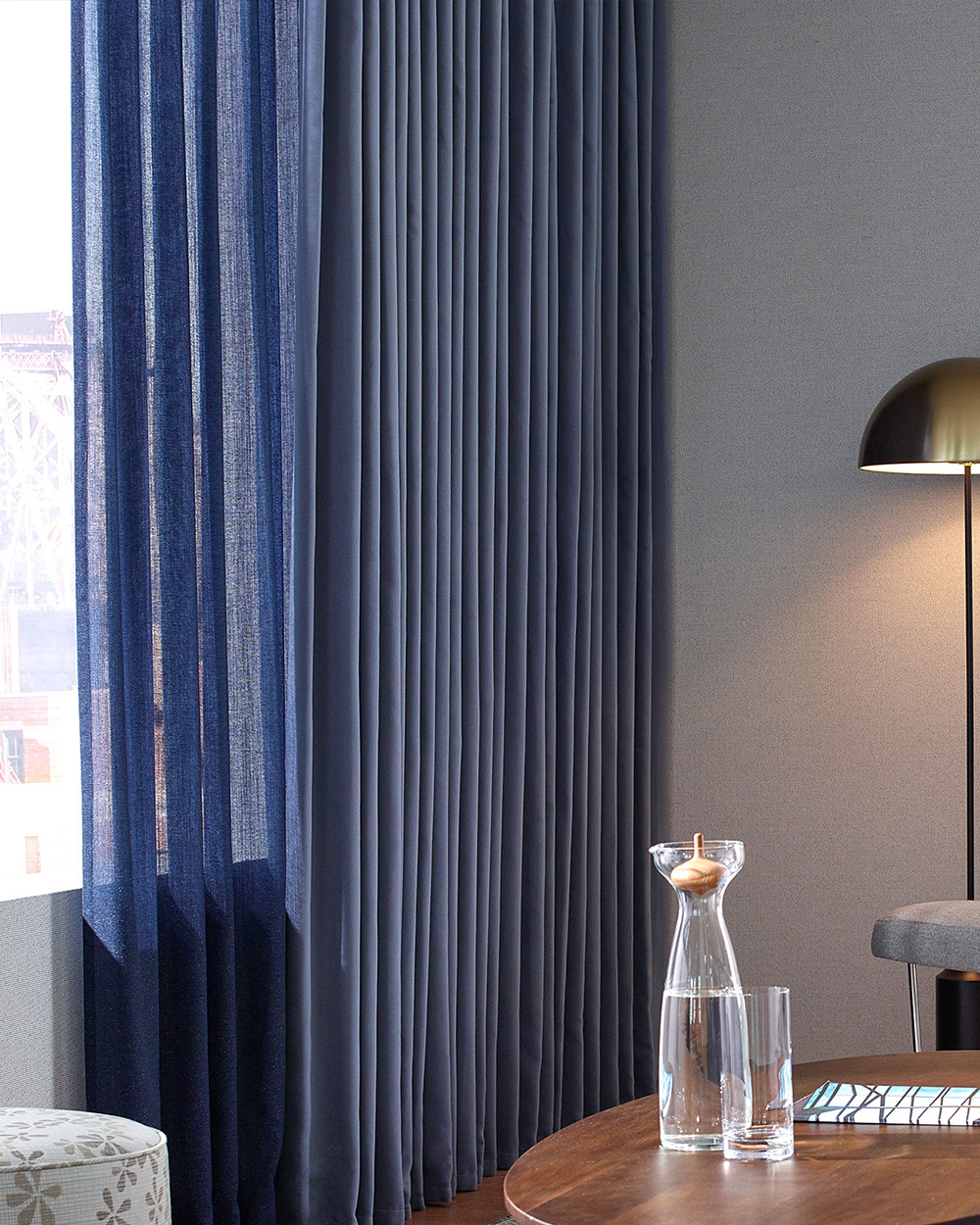 KnollTextiles Vertical Velvet Drapery