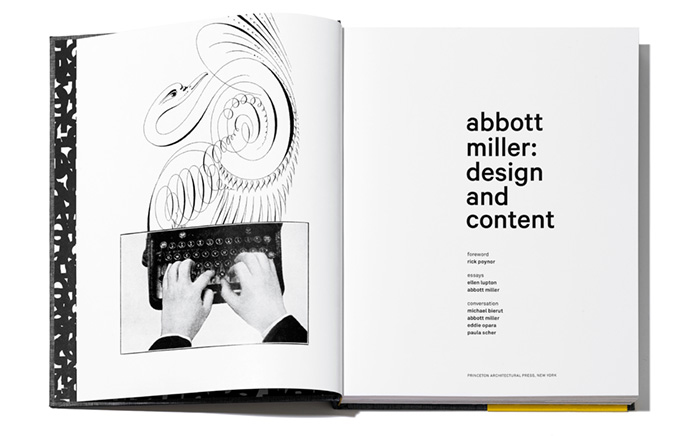 Abbott Miller: Design & Content </em>by Abbott Miller, 2014 published by Princeton Architectural Press