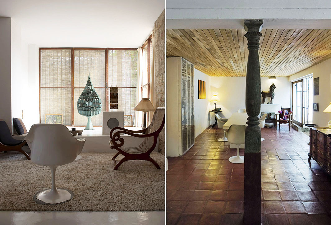 Number 11 Residence by Geoffrey Bawa | PC: Geoffrey Bawa Trust | Featured: Saarinen Tulip Chairs