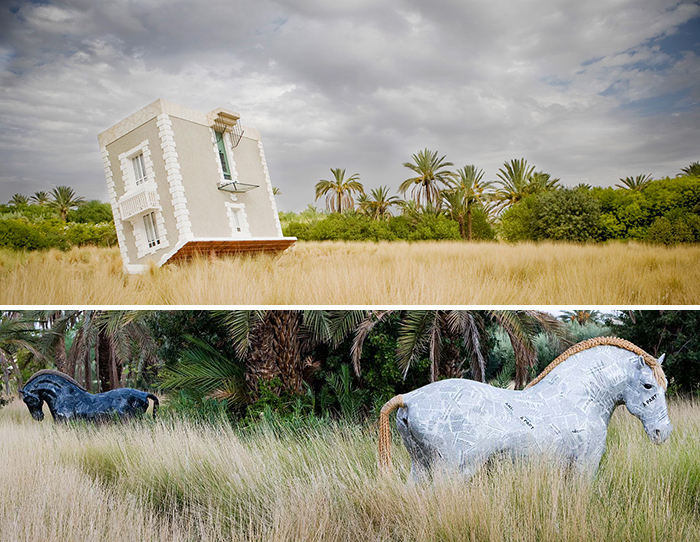 Jean-François Fourtou's sculptures in Marrakech, Morocco | Knoll Inspiration