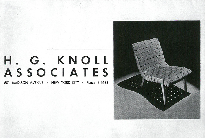 Jens Risom 600 Series | Knoll Inspiration