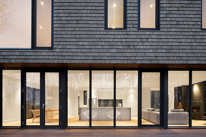 Bourgeois & Lechasseur Architects' cabin in the woods of North Hatley, Quebec, Canada | PC: Adrien Williams | Knoll Inspiration