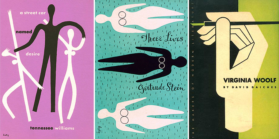 Book jackets designed by Alvin Lustig | PC: Alvin Lustig Archive | Knoll Inspiration