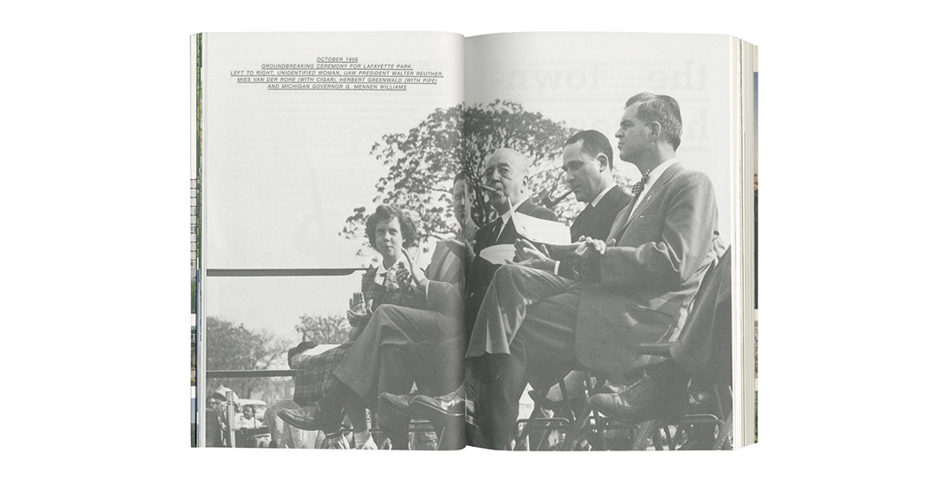 Two-page spread of Thanks for the View, Mr. Mies | Knoll