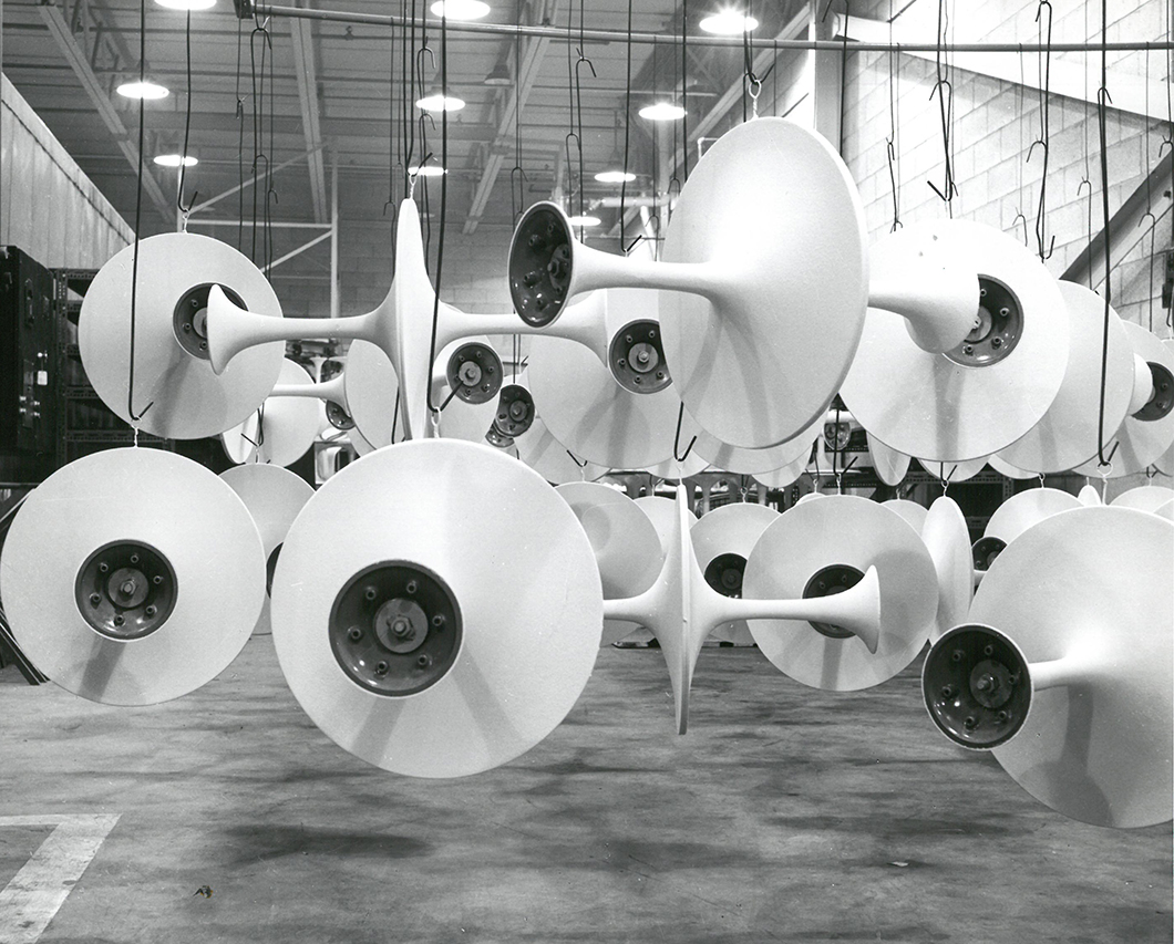Pedestal bases awaiting marble tops for assembly, 1963 | Knoll Inspiration