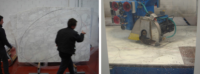 Knoll stone production