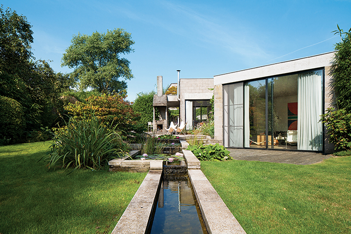 Nathalie Vandemoortele's Belgian Brutalist Home with Hardoy Butterfly Chairs