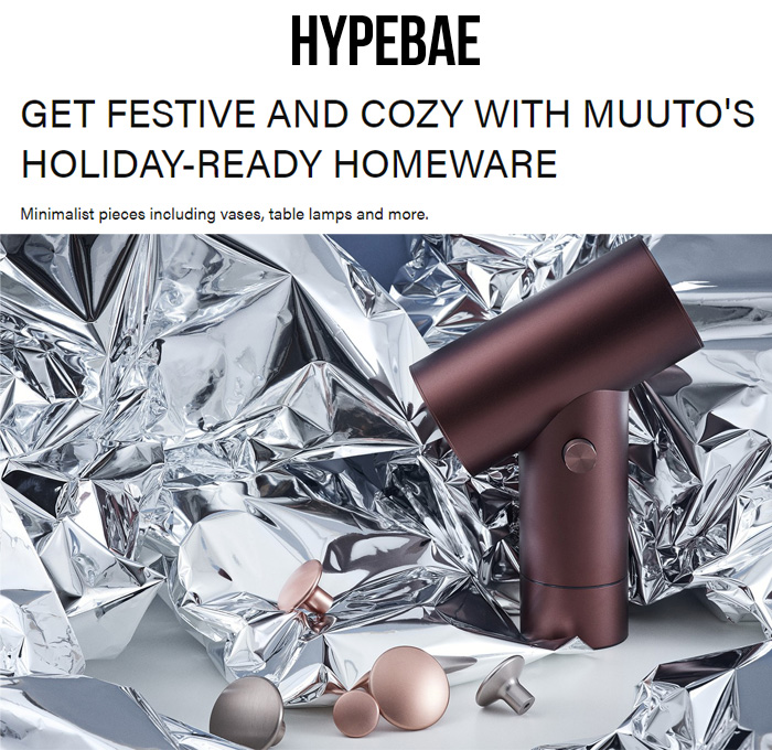 HYPEBEAST Recommends Muuto Lighting and Accessories for Holiday 2020