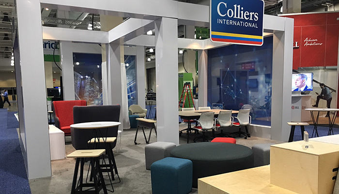 Colliers International and Knoll Booth at CoreNet Global Boston Summit