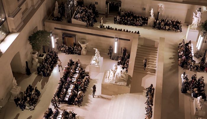 Toboggan Chairs at Louis Vuitton's 2017 Paris Fashion Week Show | Features | Knoll News