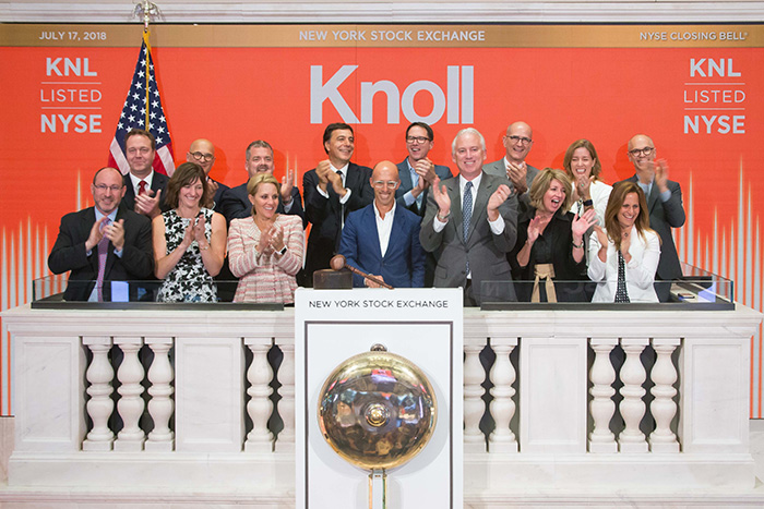 Knoll at the NYSE 2018