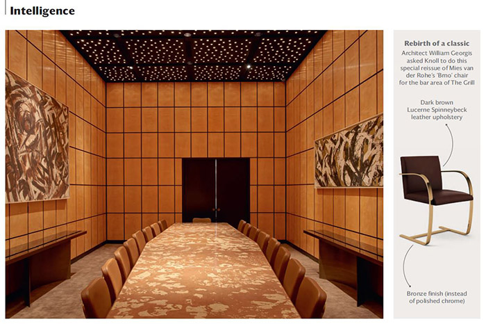 Wallpaper* Highlights Knoll Furniture in the Seagram Building | Features | Knoll News