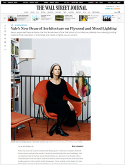 WSJ Deborah Berke / Photo by Weston Wells for the Wall Street Journal