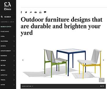 Knoll in LA Times
