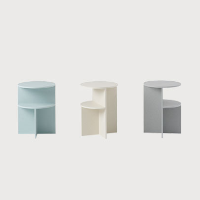 Muuto Halves Side Table for lounge seettings
