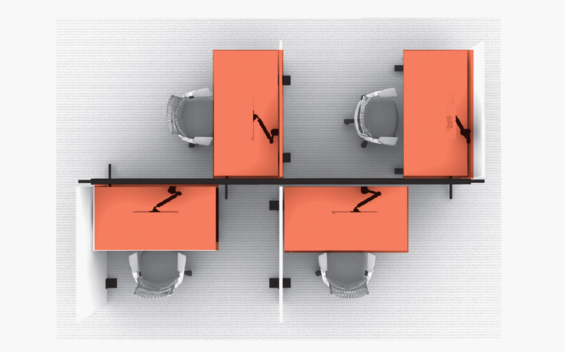 Rotate and Stagger Desks for Greater Distancing
