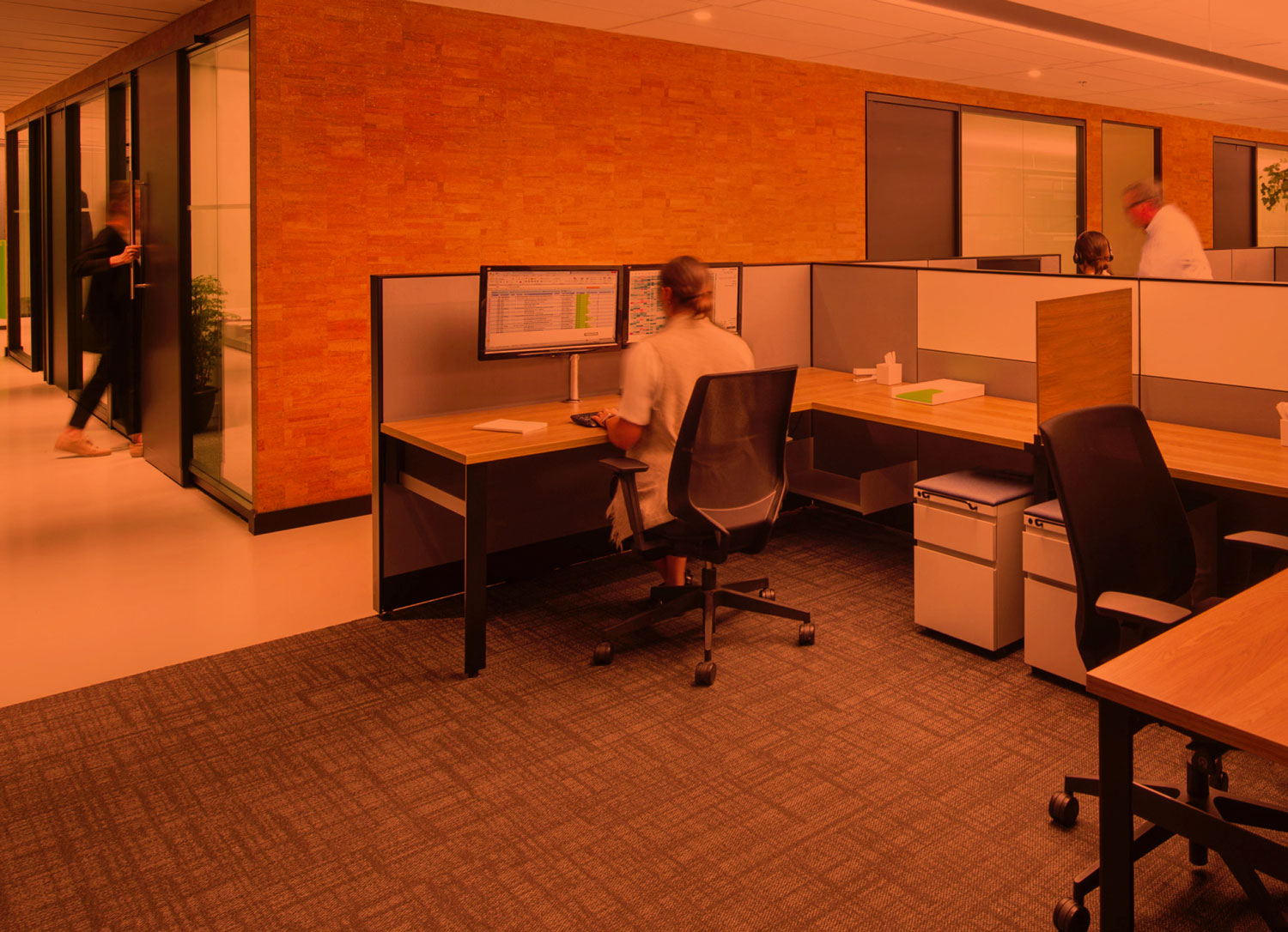 Workstation Enclosure and Space Delineation for a Return To Healthy Workplace
