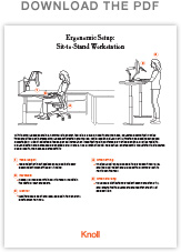 An Ergonomic Setup Guide Sit To Stand Workstation Workplace