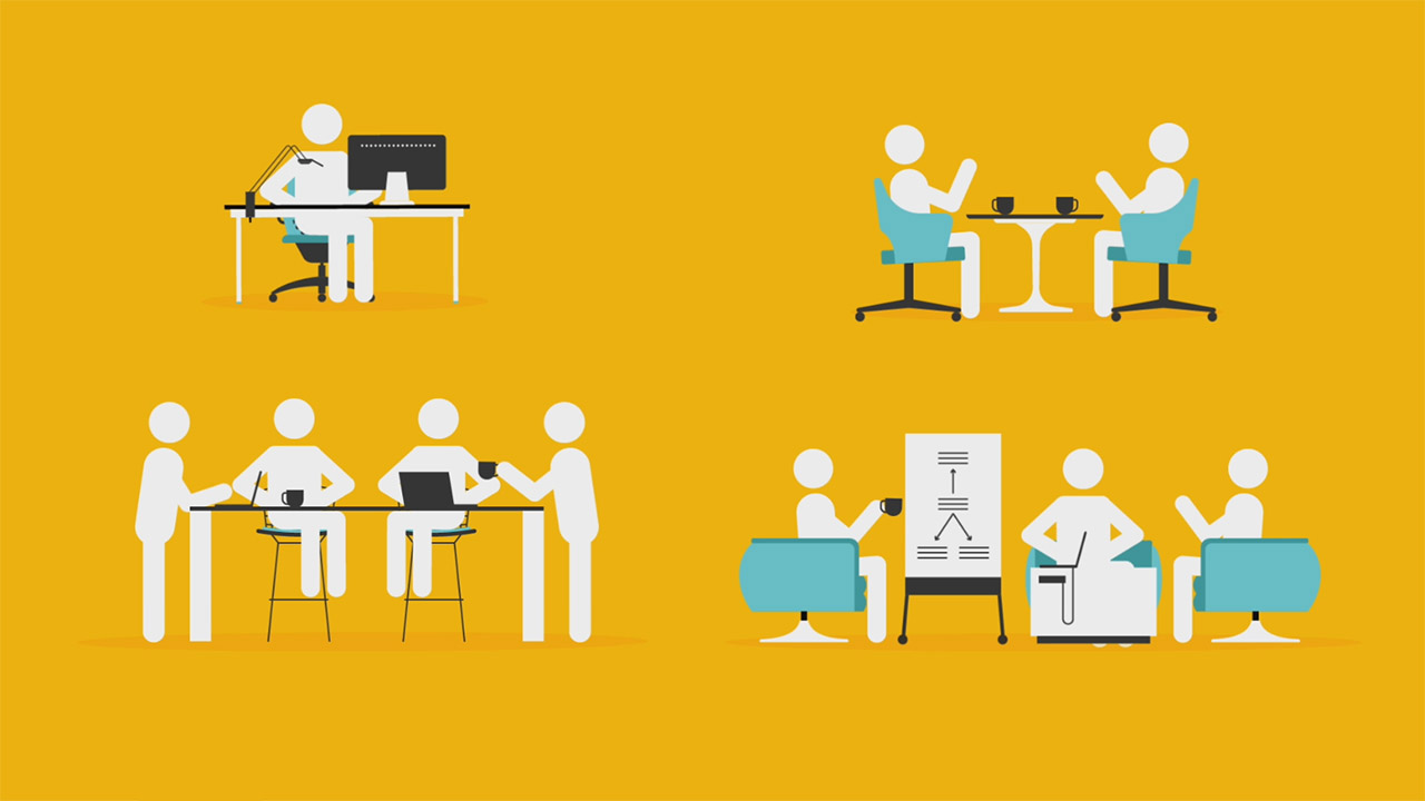 activity spaces animated infographic