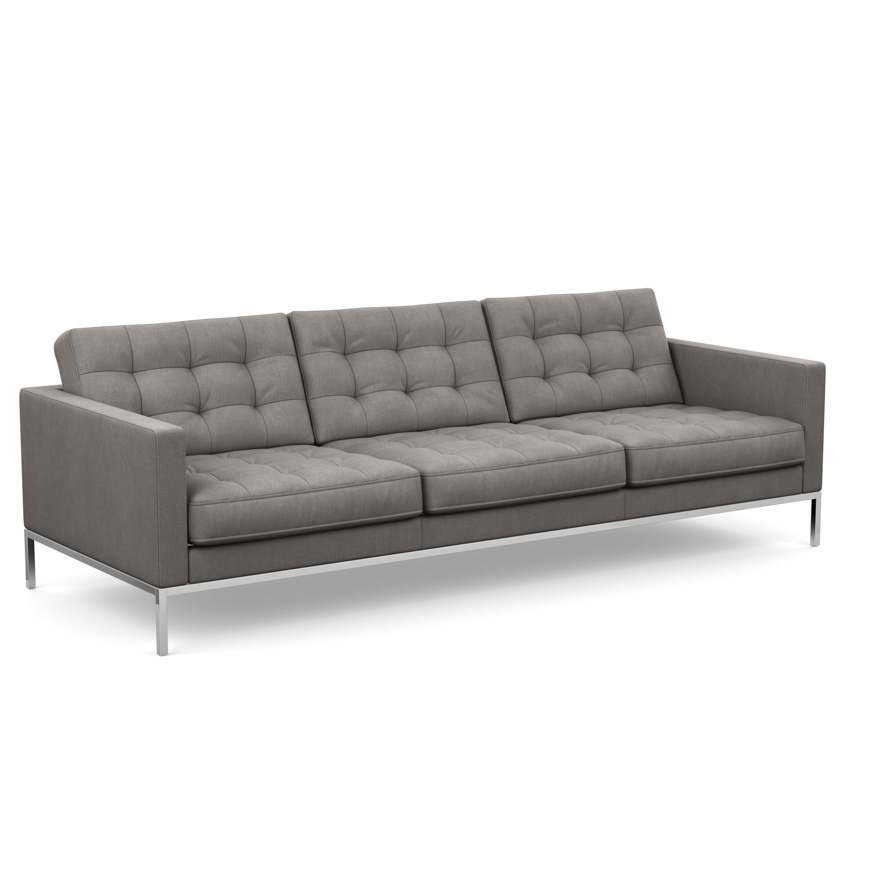 Florence Knoll Relaxed Sofa And, Knoll Style Sofa Velvet