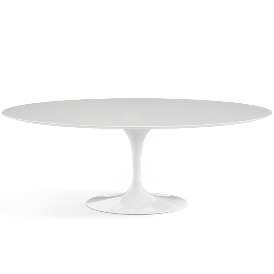 Saarinen Dining Table 84 Oval Knoll, How Many Chairs Fit Around An 84 Inch Table